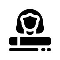 skill employee icon. glyph icon for your website, mobile, presentation, and logo design. vector