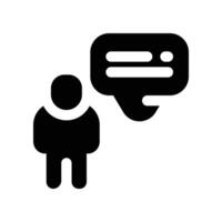 management icon. glyph icon for your website, mobile, presentation, and logo design. vector