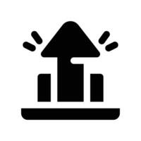 success icon. glyph icon for your website, mobile, presentation, and logo design. vector