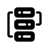 workflow icon. glyph icon for your website, mobile, presentation, and logo design. vector