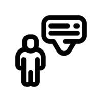 management icon. line icon for your website, mobile, presentation, and logo design. vector