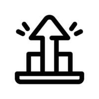 success icon. line icon for your website, mobile, presentation, and logo design. vector