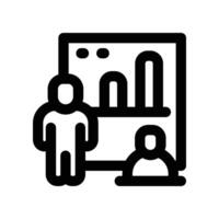 training icon. line icon for your website, mobile, presentation, and logo design. vector