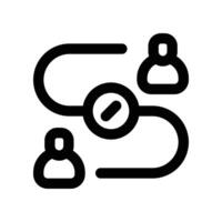 coaching icon. line icon for your website, mobile, presentation, and logo design. vector
