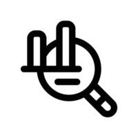 research icon. line icon for your website, mobile, presentation, and logo design. vector