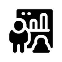 training icon. glyph icon for your website, mobile, presentation, and logo design. vector