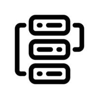 workflow icon. line icon for your website, mobile, presentation, and logo design. vector