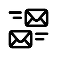 mailing icon. line icon for your website, mobile, presentation, and logo design. vector