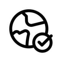 international icon. line icon for your website, mobile, presentation, and logo design. vector