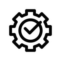 setting icon. line icon for your website, mobile, presentation, and logo design. vector