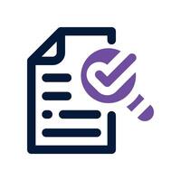 search icon. dual tone icon for your website, mobile, presentation, and logo design. vector