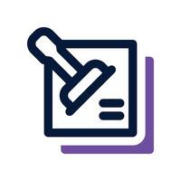 agreement icon. dual tone icon for your website, mobile, presentation, and logo design. vector