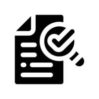 search icon. glyph icon for your website, mobile, presentation, and logo design. vector