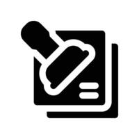 agreement icon. glyph icon for your website, mobile, presentation, and logo design. vector