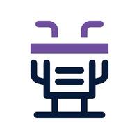 podium icon. dual tone icon for your website, mobile, presentation, and logo design. vector