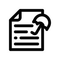 legal icon. line icon for your website, mobile, presentation, and logo design. vector