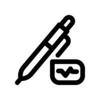 signature icon. line icon for your website, mobile, presentation, and logo design. vector