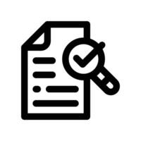 search icon. line icon for your website, mobile, presentation, and logo design. vector