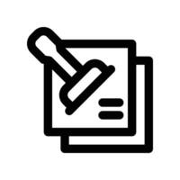 agreement icon. line icon for your website, mobile, presentation, and logo design. vector
