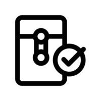 envelope icon. line icon for your website, mobile, presentation, and logo design. vector