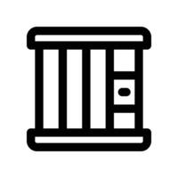 jail icon. line icon for your website, mobile, presentation, and logo design. vector