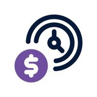 countdown icon. dual tone icon for your website, mobile, presentation, and logo design. vector