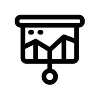 statistic icon. line icon for your website, mobile, presentation, and logo design. vector