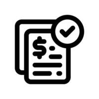 report icon. line icon for your website, mobile, presentation, and logo design. vector