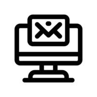 email icon. line icon for your website, mobile, presentation, and logo design. vector
