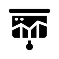 statistic icon. glyph icon for your website, mobile, presentation, and logo design. vector