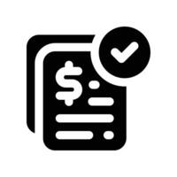 report icon. glyph icon for your website, mobile, presentation, and logo design. vector