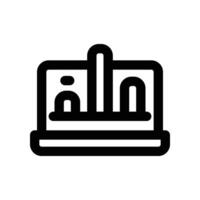 analytics icon. line icon for your website, mobile, presentation, and logo design. vector