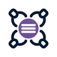 meeting icon. dual tone icon for your website, mobile, presentation, and logo design. vector