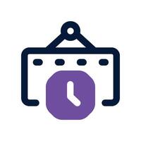 work in progress icon. dual tone icon for your website, mobile, presentation, and logo design. vector