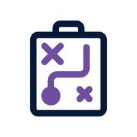 strategy icon. dual tone icon for your website, mobile, presentation, and logo design. vector
