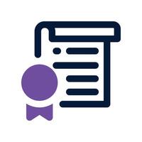 declaration icon. dual tone icon for your website, mobile, presentation, and logo design. vector