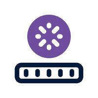 loading bar icon. dual tone icon for your website, mobile, presentation, and logo design. vector
