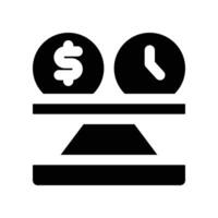 stability icon. glyph icon for your website, mobile, presentation, and logo design. vector