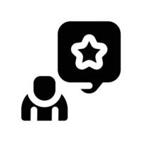 rating icon. glyph icon for your website, mobile, presentation, and logo design. vector