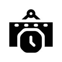 work in progress icon. glyph icon for your website, mobile, presentation, and logo design. vector
