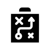 strategy icon. glyph icon for your website, mobile, presentation, and logo design. vector