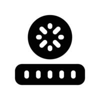 loading bar icon. glyph icon for your website, mobile, presentation, and logo design. vector