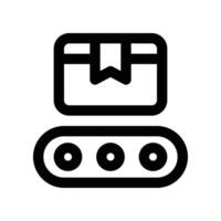 production icon. line icon for your website, mobile, presentation, and logo design. vector