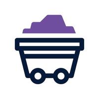 industry icon. dual tone icon for your website, mobile, presentation, and logo design. vector