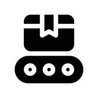 production icon. glyph icon for your website, mobile, presentation, and logo design. vector