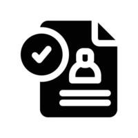 hire icon. glyph icon for your website, mobile, presentation, and logo design. vector