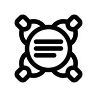 meeting icon. line icon for your website, mobile, presentation, and logo design. vector
