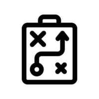 strategy icon. line icon for your website, mobile, presentation, and logo design. vector