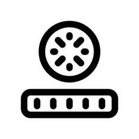 loading bar icon. line icon for your website, mobile, presentation, and logo design. vector