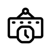 work in progress icon. line icon for your website, mobile, presentation, and logo design. vector